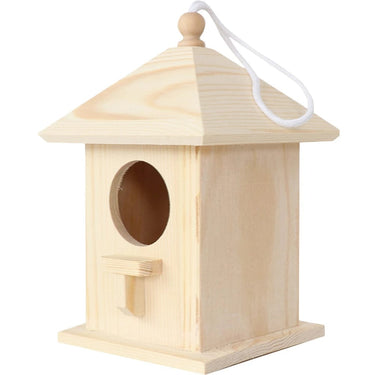 Cabane à oiseau en bois